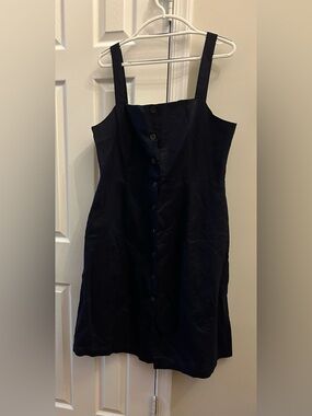 Gap Navy Cotton-Linen Dress
